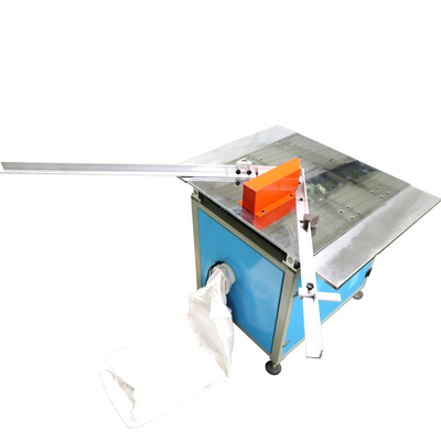 Dust-free angle cutter with a large bench